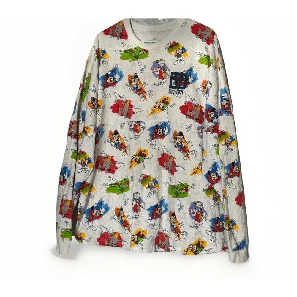Disney Parks Ink and Paint Disneyland Spirit Jersey Adult XL Mickey